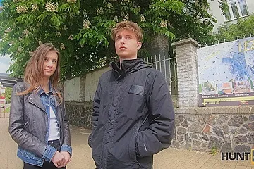 HUNT4K. Lassie has no money for bus ticket but has perfect sexy body - porn video