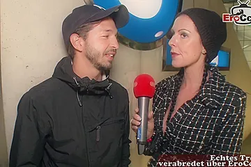 german real street casting - girl ask guys for sex in public - porn video