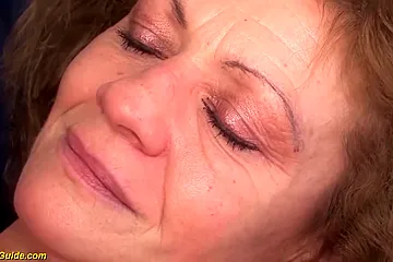 75 years old Step mom first time anal fucked - porn video