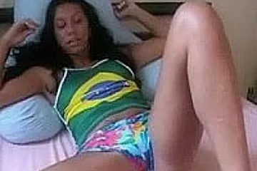Brazilian beauty takes a facial - porn video