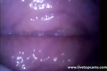 Orgasms filmed inside of the vagina - porn video