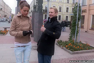Ask for digits and get pussy! - porn video