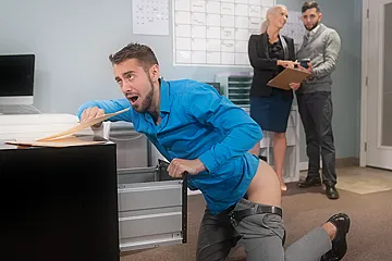 Brook Page & Dante Colle & Argos Santini in Anal Innovation - WhyNotBi - porn video
