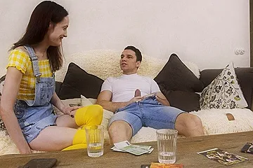 SIS.PORN. Devious Russian fellow lures naive stepsister into taboo sex - porn video