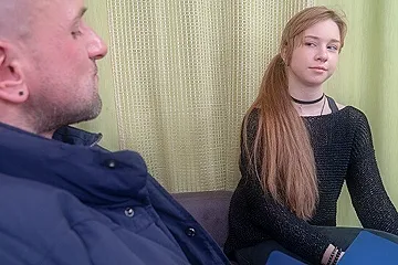 DEBT4k. Agent uses young doll like a cheap whore because of debts (18+) - porn video