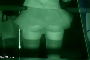 Crazy Halloween bottomless. Upskirt (fake) and real  in night club by Jeny Smith - porn video