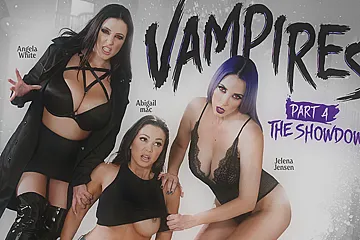 Abigail Mac Jelena Jensen Angela White in VAMPIRES: Part 4: The Showdown - GirlsWay - porn video