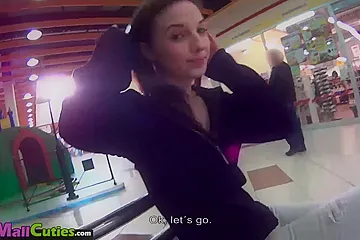 MallCuties teen - young amateur czech girl public fucking (18+) - porn video