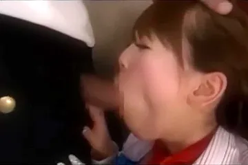 Busty Hitomi Tanaka gives blowjob in crowded elevator - porn video