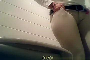 hidden toilet spy cam (fake) peeing amateur - porn video