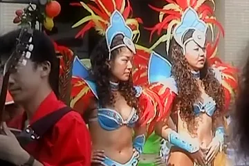 Asian girls are shaking their tits at the city fest dvd DSAM-02 - porn video