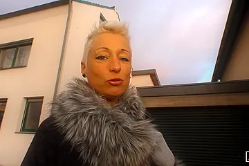 Naughty German Mature Amateur Gets Covered In Cum In Hot Pickup And Fuck - Mandy Mystery - porn video
