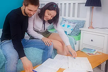 Friends Cum On Their Assignments - FuckStudies - porn video