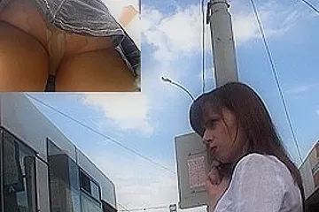 Panty pad up cutie's petticoat - porn video