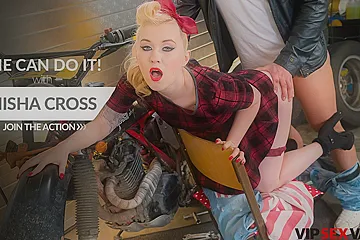 VIP SEX VAULT - Biker Boyfriend Fucks His Girl Before To Go At Work - Misha Cross - porn video