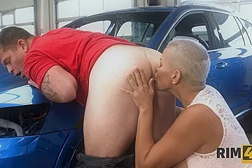 RIM4K. Mechanic Frank enjoys hot rimming received from his friend - porn video