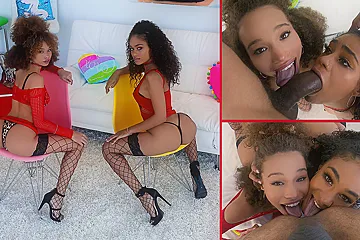 Cecilia Lion & Scarlit Scandal in Double Down With Cecilia And Scarlit - Swallowed - porn video