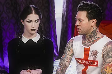 Evelyn Claire & Small Hands in Very Adult Wednesday Addams - Evelyn Claire, Scene #01 - BurningAngel - porn video