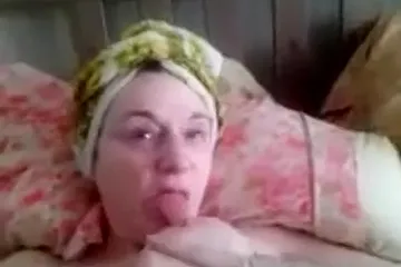 Old Pale Milf I Miss Your Cock in Me! Masturbating & Licking Own Nipples - porn video