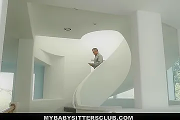 Mybabysittersclub - Hot Gold Digging Babysitter Paid With Cock - porn video