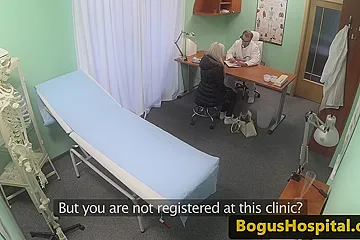 Euro amateur rides doctor before blowjob - porn video