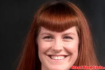 Spreadeagle sub strapon facefucked by femdom - porn video
