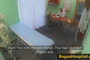 Petite patient pussynailed by doctor - porn video