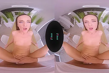 VRHUSH Vinna Reed has her tight pussy pounded in VR - porn video