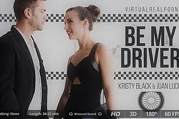 Juan Lucho Kristy Black in Be my driver - VirtualRealPorn - porn video