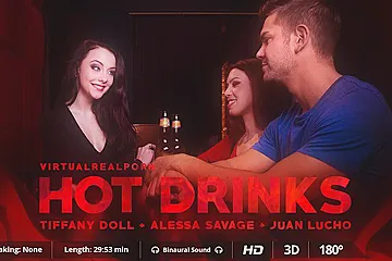 Alessa Savage Juan Lucho Tiffany Doll in Hot drinks - VirtualRealPorn - porn video