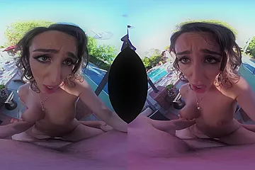 VRHUSH Christina Cinn fucked in POV outdoors - porn video