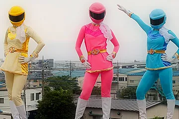 Galactic Sentai Brave are overpowered by Aliens and fucked when captured - JapanHDV - porn video