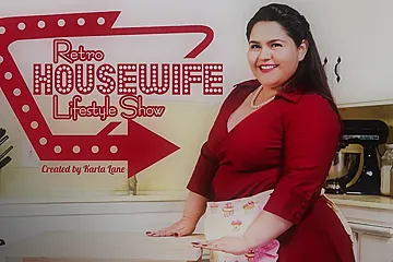 Karla Lane in Retro Housewife Lifestyle Show - porn video