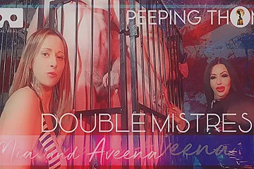 Mia And Aveena - Double Spanking - porn video