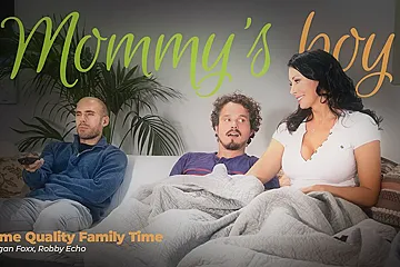 Reagan Foxx & Robby Echo in Some Quality Family Time - porn video