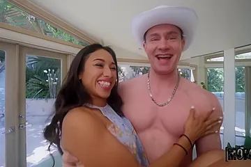 Cali Lee And Sam Shock In Two Much For Her - porn video