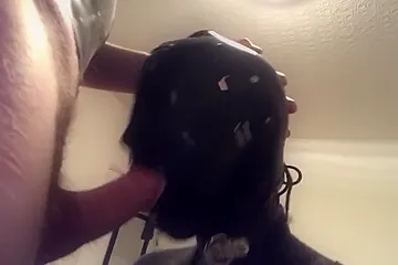 Latex Hooded Cock Sucker - porn video