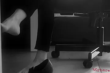 Femdom Wife Gets Her Shoes And Feet Licked - porn video