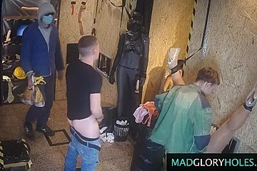 Big Tits MILF GangBanged and Eating Cum - porn video