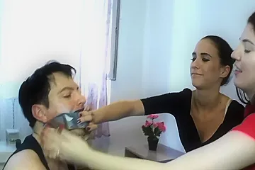 Sock Smelling Slave While Playing Cards! - porn video