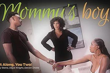 Misty Stone in Get Along, You Two!, Scene #01 - porn video