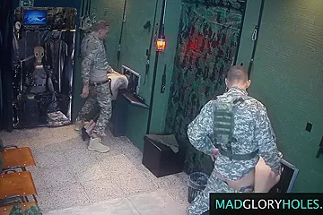 Army boys fucking in their free time - porn video