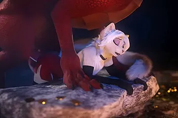 Furry Anthro Prostitute X Feral Dragons - porn video