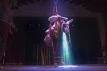Intense Shibari Live Show With Anuskatzz And Lily Lu From Z-filmz - Dirty Dreaz Extrem Bdsm Bondage - porn video