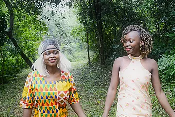 Ebony Party Lesbian teens In African Music Festival Hooking Up After Amazing Outdoor Rave (18+) - porn video