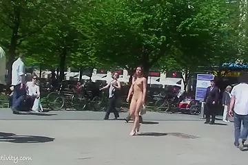 Nude July In Leipzig - Amateur Public Nudity - porn video