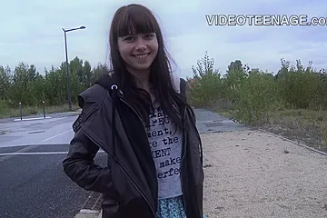 shy 18 years old girl does her first porn casting - porn video