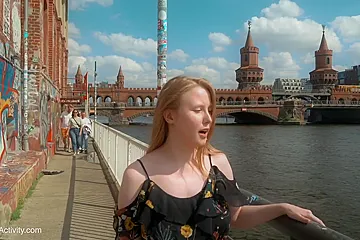 Cora - Walking Nude In Public - porn video