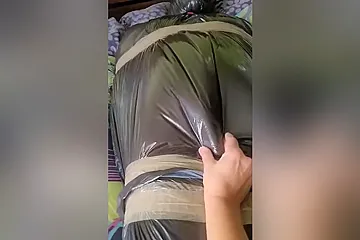 Me Trash Bagged And Suffocated By Mistress - porn video