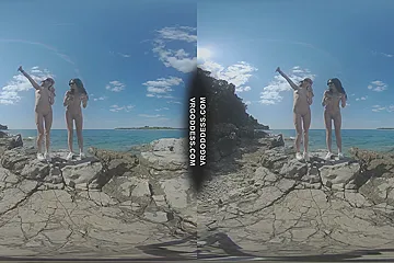 Matty And Josie Kayaking On Vacation Hiking Nude On Abandoned Island - porn video
